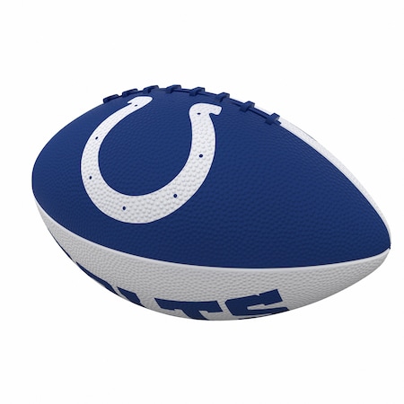 Logo Brands Indianapolis Colts Pinwheel Logo Junior-Size Rubber Football 614-93JR-2